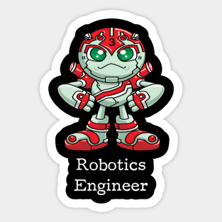 Robotics Engineer Sticker